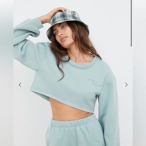 For Love and Lemons Cropped Sweatshirt XS